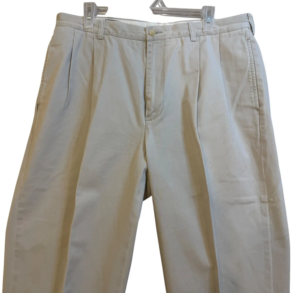 Polo by Ralph Lauren Beige Hammond Pants Size 36x30 100% Cotton